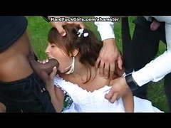 ChiliMovies presents: The groom the bride fucked hard in the woods