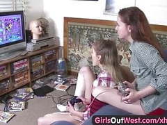 ChiliMovies presents: Girls out west - lesbian babes with hairy and trimmed cunts
