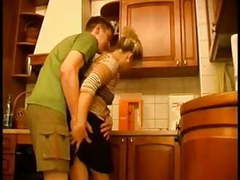ChiliMovies presents: Mature 45 yo woman clothed panty fuck