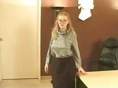 ChiliMovies presents: Secretary with big boobs and hairy pussy gv00035