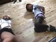 ChiliMovies presents: Sexy girls hogtied and drooling