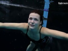 ChiliMovies presents: Beautiful girl swims and smiles underwater