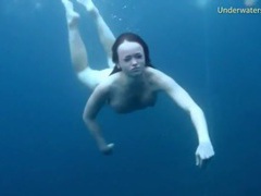 ChiliMovies presents: Three ladies get naked swimming in the ocean