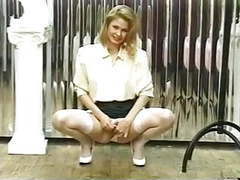 ChiliMovies presents: Blonde spreads her legs to show off her pussy and ass