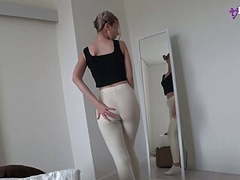 ChiliMovies presents: My stepsister caught me with a standing dick and fucked me - bellamurr from xhamster