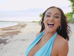 ChiliMovies presents: Armani black with large tits and pierced nipples gets fucked