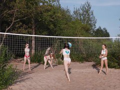 ChiliMovies presents: Outdoor lesbian fingering on the beach with lovely darlings