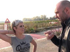 ChiliMovies presents: Outdoors teasing leads to car sex with natural tits blonde ruth