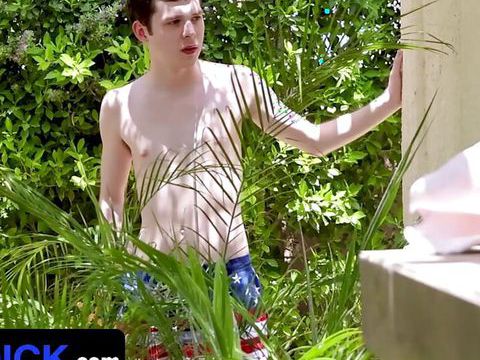ChiliMovies presents: Independence day bbq party turns into a sausage fuck fest taboo stepdad stepson threesome group sex