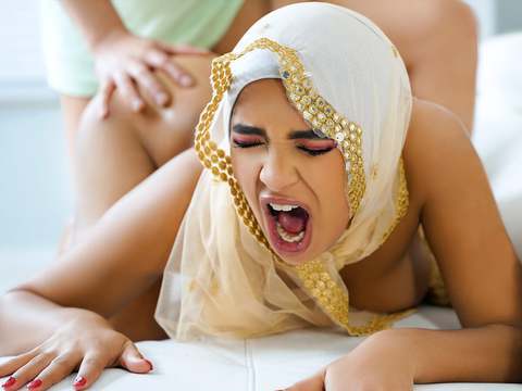 ChiliMovies presents: Muslim cutie with juicy tits babi star bends over and takes fat cock in her ass - hijab hookup