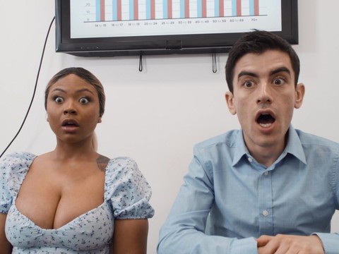 ChiliMovies presents: Interracial fucking in the office with naughty avery and zoe