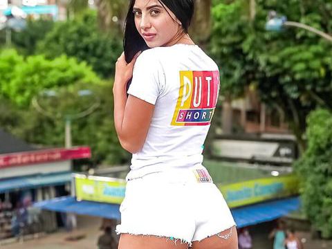ChiliMovies presents: Puti shorts - hot amateur latina mami sits on my huge dick cfnm
