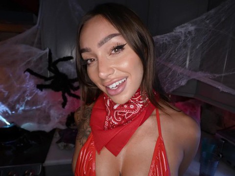 ChiliMovies presents: Tattooed sisi rose wearing red lingerie gets fucked hard