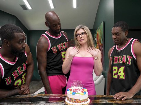 ChiliMovies presents: Interracial gangbang with a horny blonde babe - cory chase