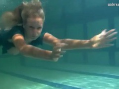ChiliMovies presents: Big tits blonde girl swims in the nude