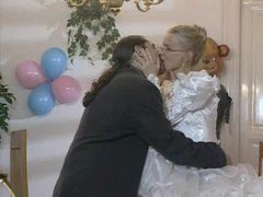 ChiliMovies presents: Bride in glasses has cock in her ass