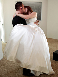 Chili Movies presents: Bride with big fake tits Veronica Vain gets her trimmed pussy nailed deep